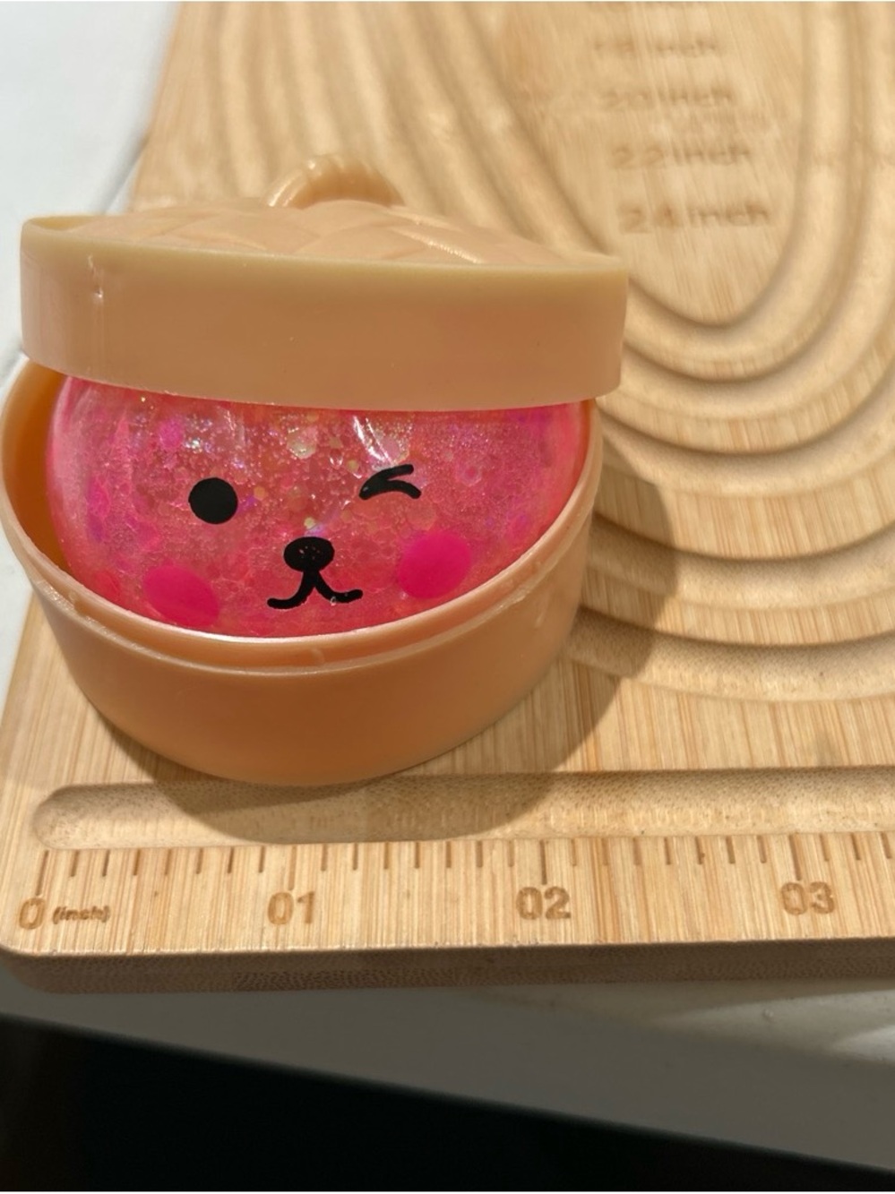Mini dumpling in pink